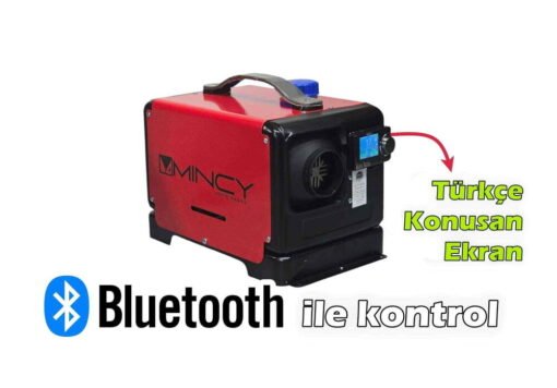 Mincy 5kw Evolation ÇantaTip Webasto 12/24/220V Bluetooth Türkçe